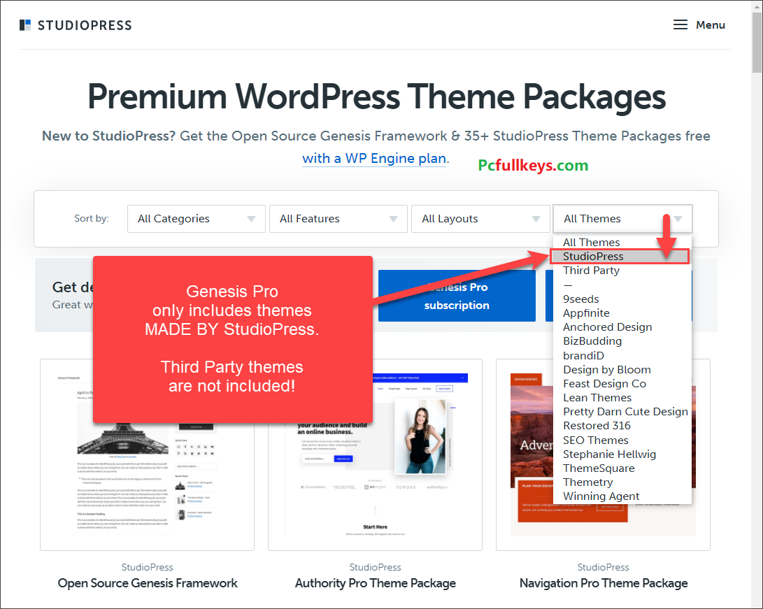 Genensis WordPress Theme
